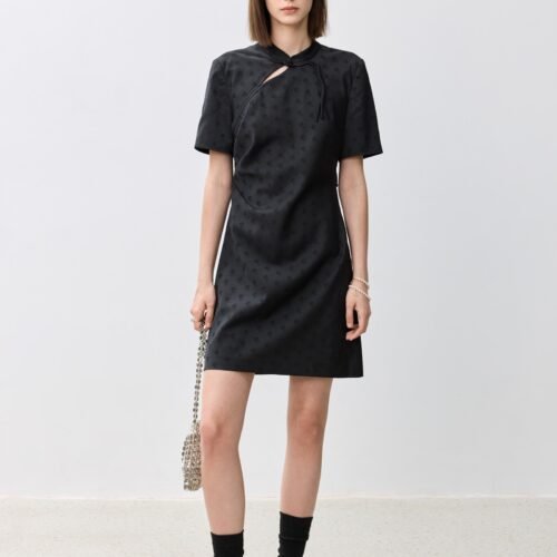 Chinese Style Jacquard Qipao