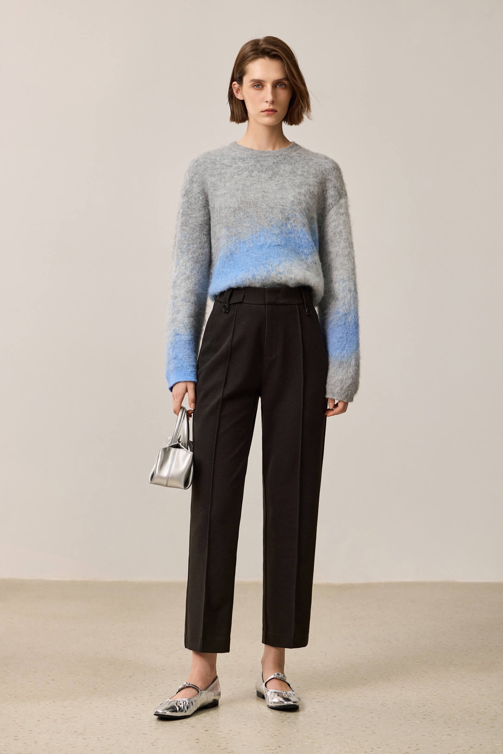 Slim-Fit Straight-Leg Tapered Pants - Image 2