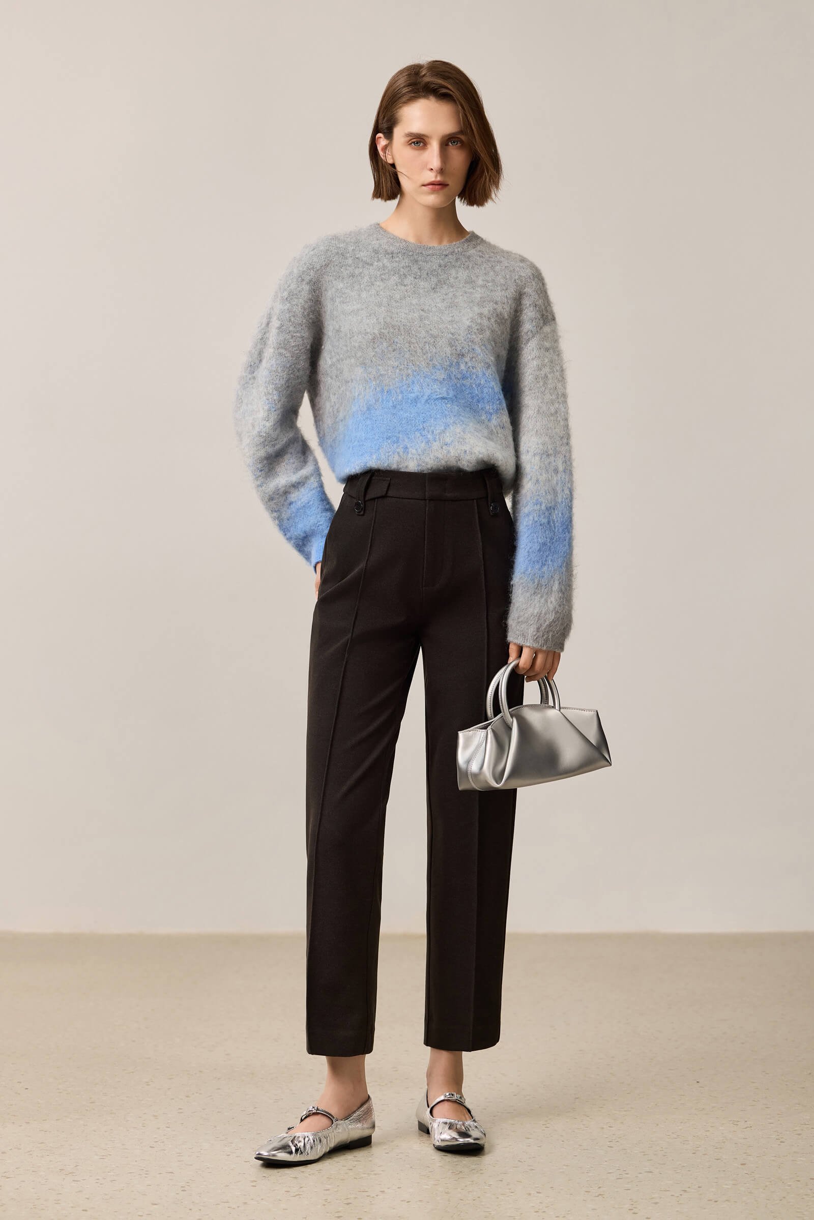 Slim-Fit Straight-Leg Tapered Pants - Image 3