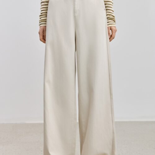 Lyocell Cotton Casual Trousers