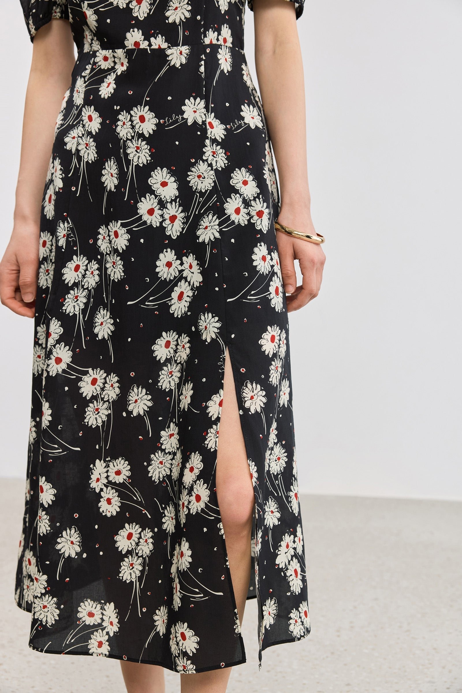 Floral Fit-and-Flare Dress - Image 6