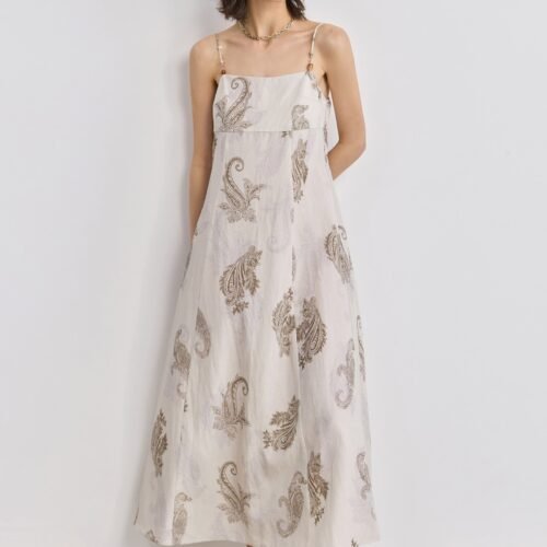 Off-Shoulder Camisole Dress