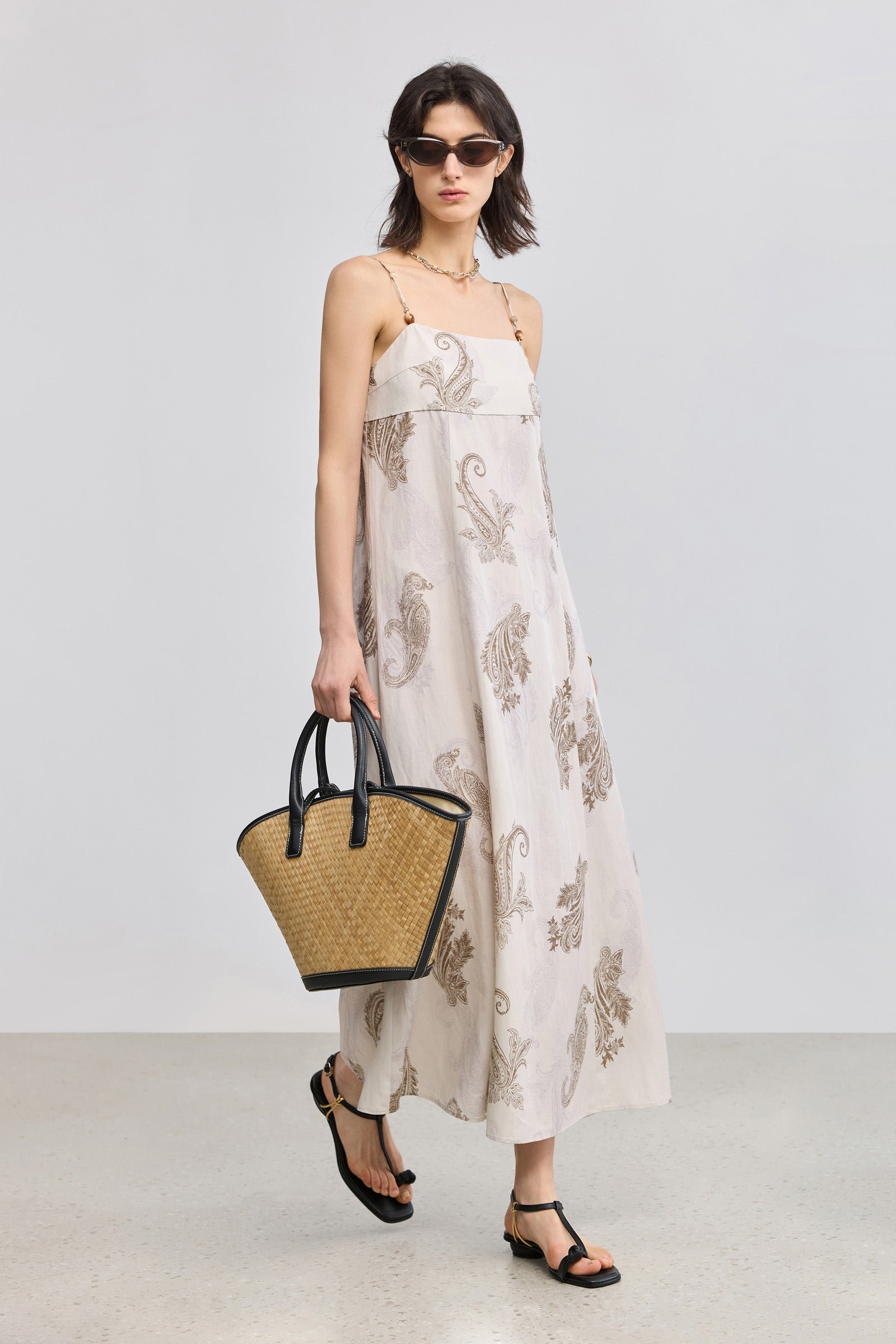 Off-Shoulder Camisole Dress - Image 3