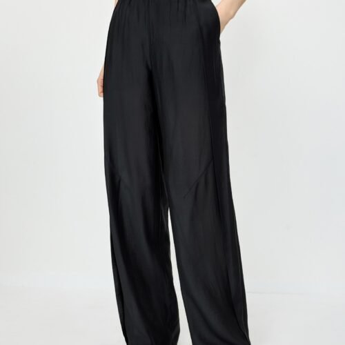 Curved-Leg Pants