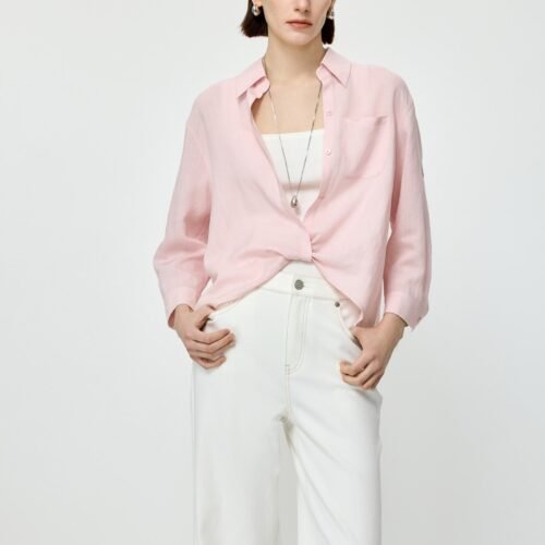 Knotted Collar Blouse
