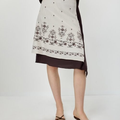 Floral Tiered Skirt