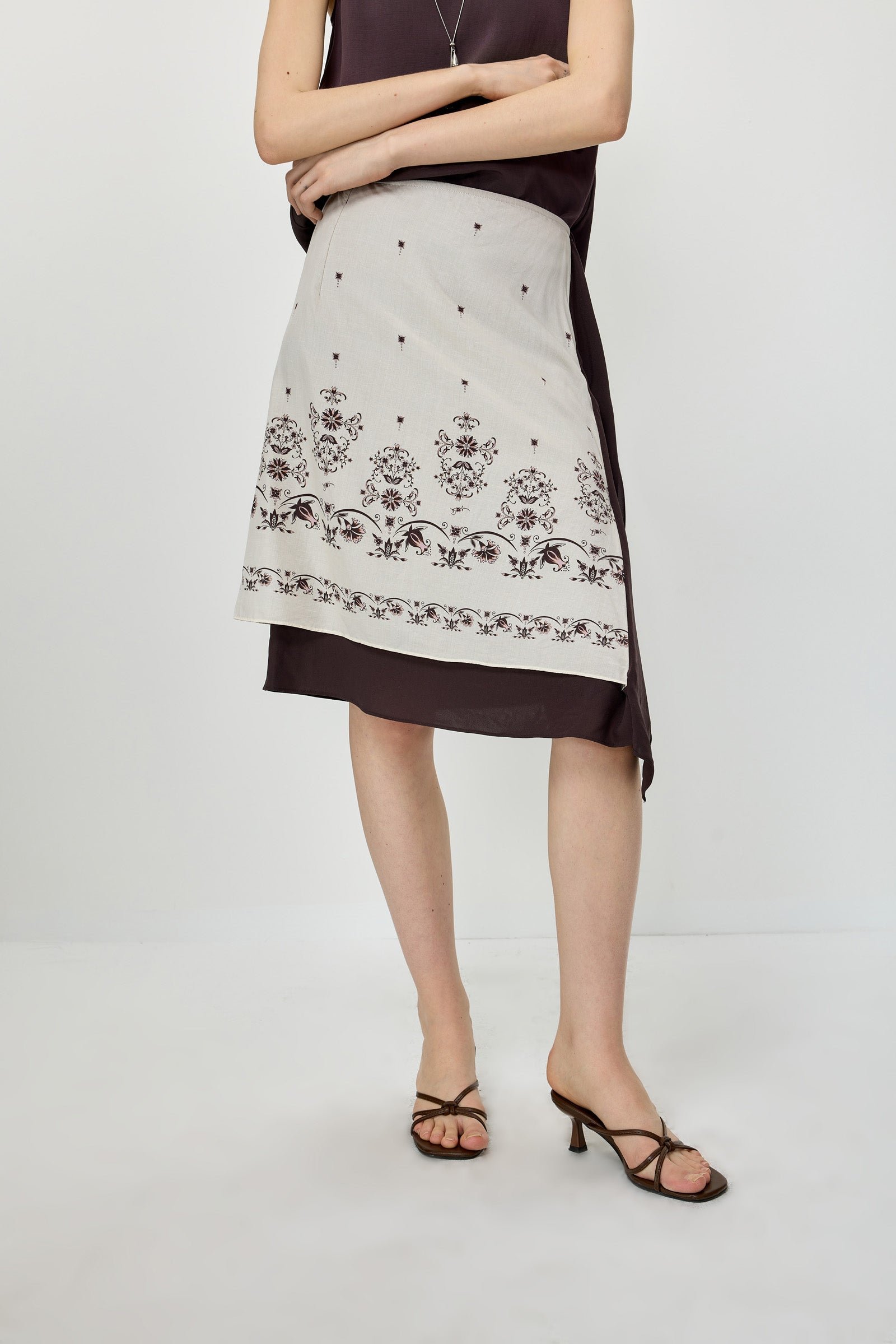 Floral Tiered Skirt