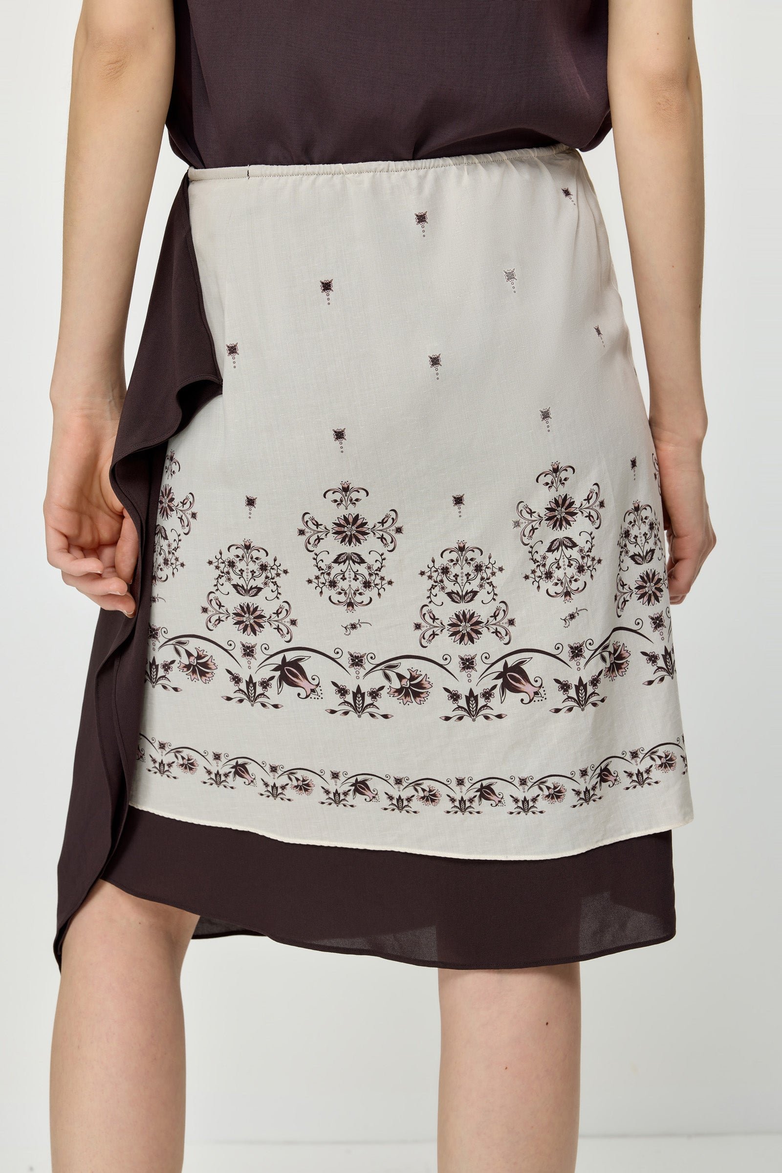 Floral Tiered Skirt - Image 5