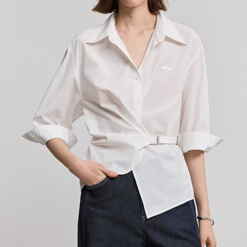 Belted Shirt Jacket