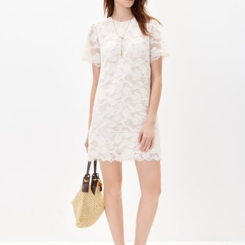 Crochet Lace Midi Dress